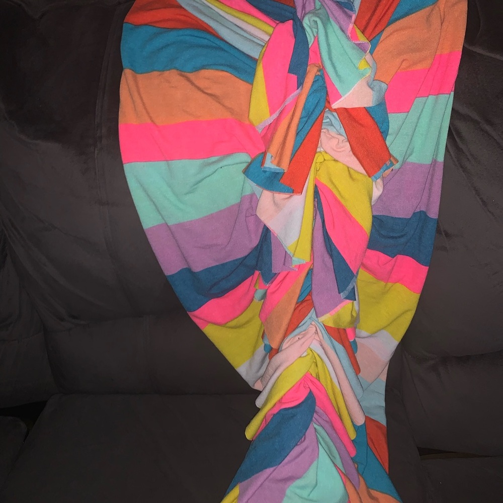 COLORFUL STRIPPED DRESS - Picture 15 of 16